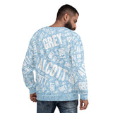 Denim Print Unisex Sweatshirt