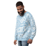 Denim Print Unisex Sweatshirt