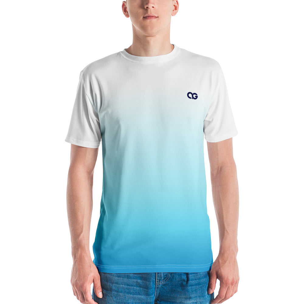 YUEQIQI CONCH LOGO T-SHIRT (BLUE-GREY)