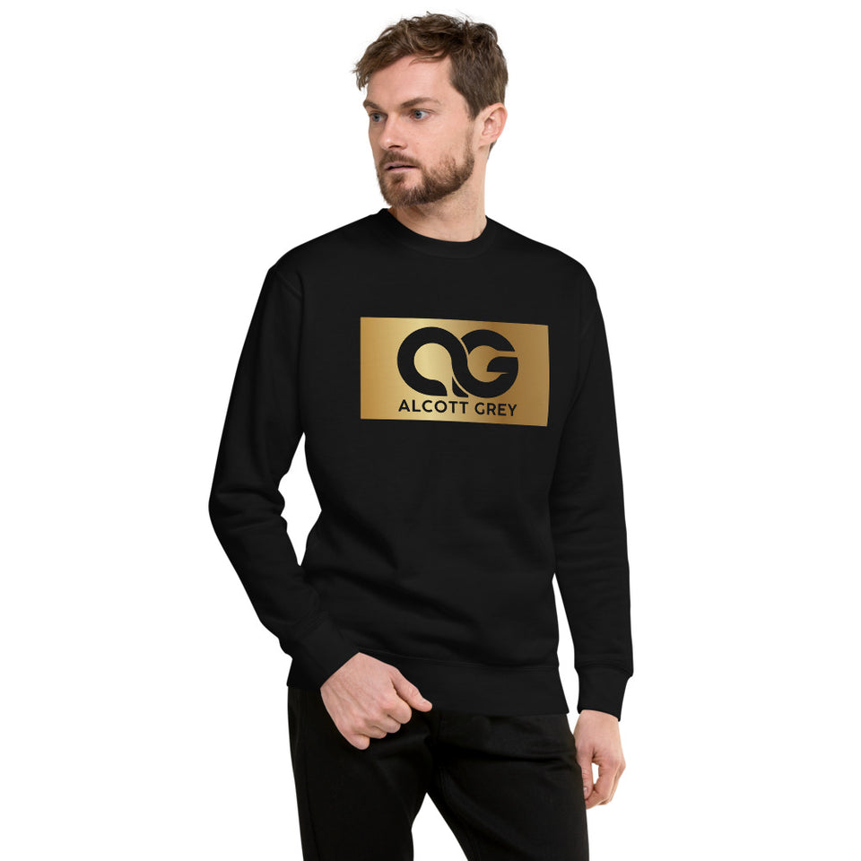 Black Unisex Fleece Sweatshirt