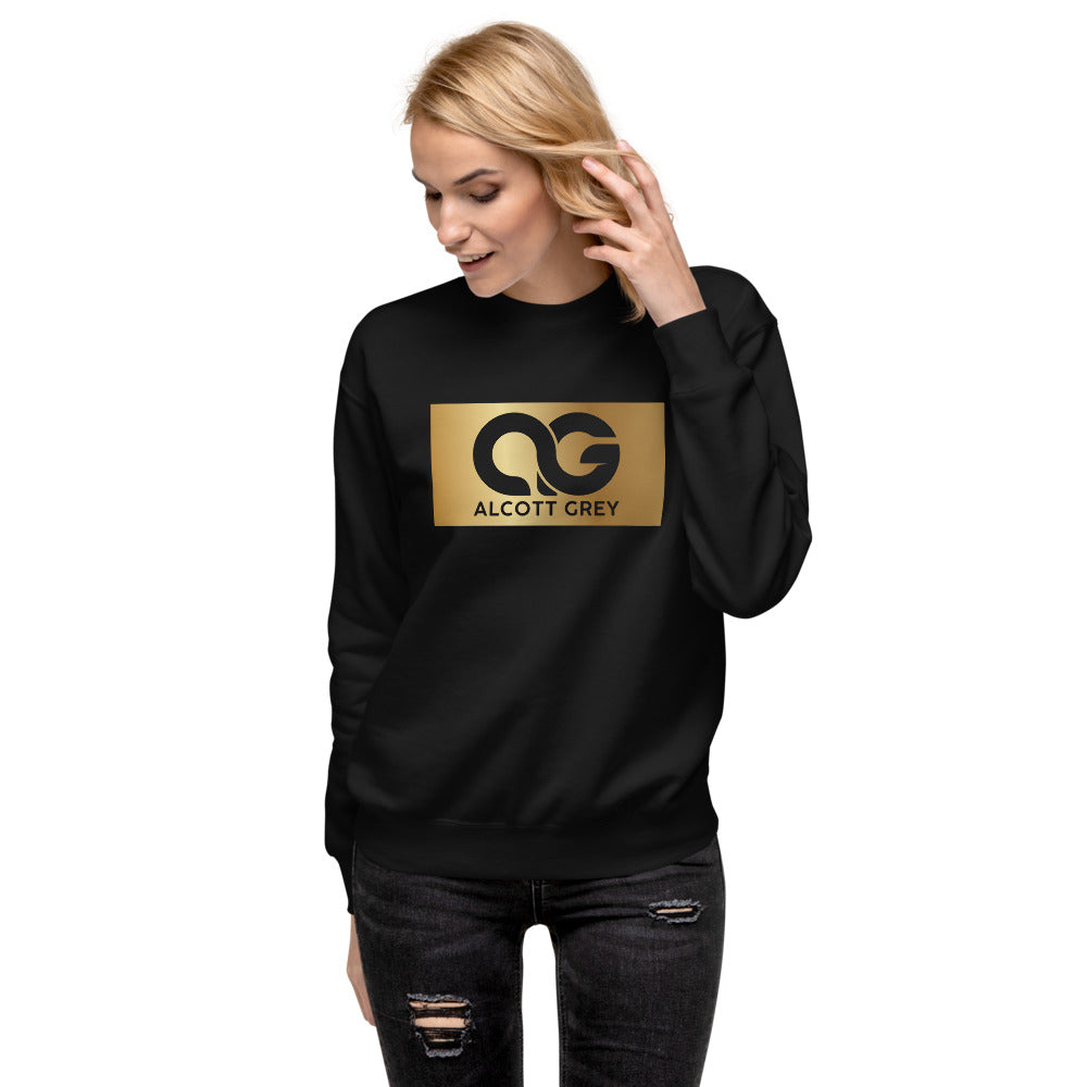 Black Unisex Fleece Sweatshirt